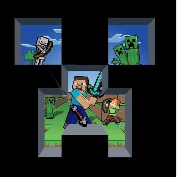 Minecraft boys Short Sleeve T-Shirt, XL (14/16) - Picture 2 of 2